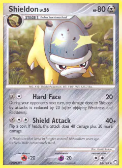 Shieldon Uncommon card from Mysterious Treasures