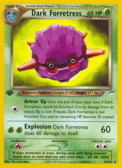 Dark Forretress Uncommon card from Neo Destiny