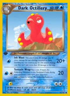 Dark Octillery Common card from Neo Destiny