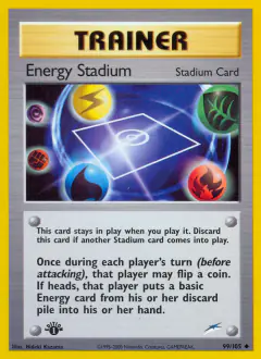 Energy Stadium Uncommon card from Neo Destiny