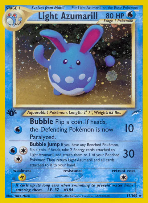 Light Azumarill Rare Holo