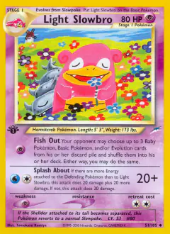 Light Slowbro Uncommon card from Neo Destiny