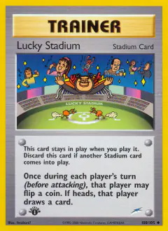 Lucky Stadium Uncommon card from Neo Destiny