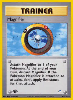 Magnifier Uncommon card from Neo Destiny