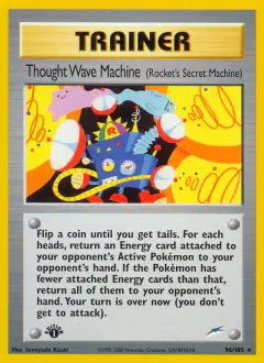 Thought Wave Machine Rare card from Neo Destiny