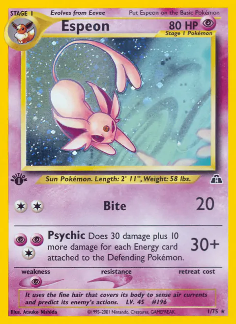 Espeon Rare Holo