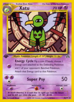 Xatu Uncommon card from Neo Discovery