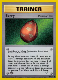 Berry Common card from Neo Genesis