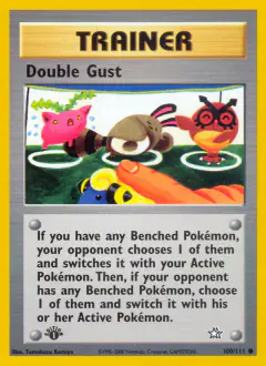 Double Gust Common card from Neo Genesis