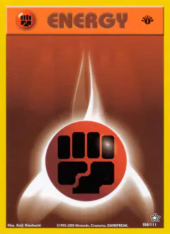 Fighting Energy Common card from Neo Genesis