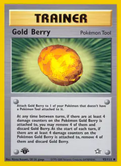 Gold Berry Uncommon card from Neo Genesis