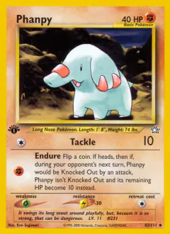 Phanpy Uncommon card from Neo Genesis