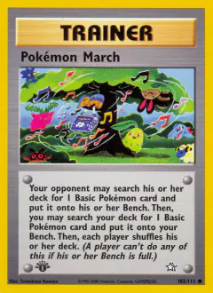 Pokémon March Common card from Neo Genesis