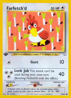Farfetch'd Common card from Neo Revelation