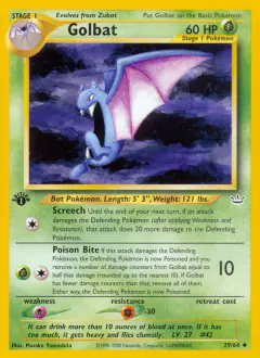 Golbat Uncommon card from Neo Revelation