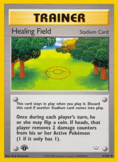 Healing Field Uncommon card from Neo Revelation