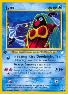 Jynx Uncommon card from Neo Revelation