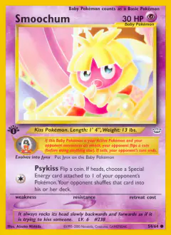 Smoochum Common card from Neo Revelation