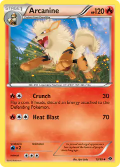 Arcanine Uncommon card from Next Destinies