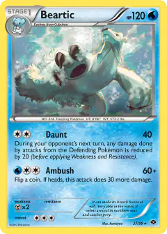 Beartic Rare card from Next Destinies