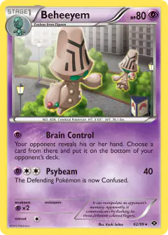 Beheeyem Rare card from Next Destinies