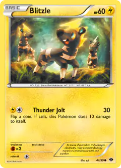 Blitzle Common card from Next Destinies