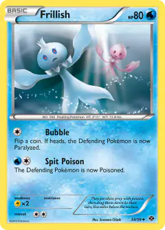 Frillish Uncommon card from Next Destinies
