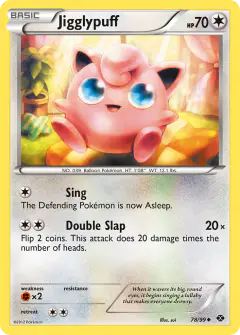 Jigglypuff Uncommon card from Next Destinies