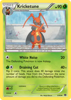 Kricketune Uncommon card from Next Destinies