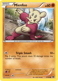 Mienfoo Common card from Next Destinies