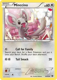 Minccino Uncommon card from Next Destinies
