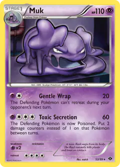 Muk Rare card from Next Destinies