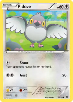 Pidove Common card from Next Destinies