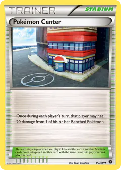 Pokémon Center Uncommon card from Next Destinies