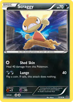 Scraggy Uncommon card from Next Destinies
