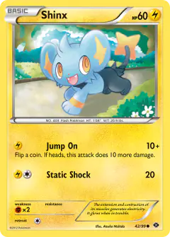 Shinx Common card from Next Destinies