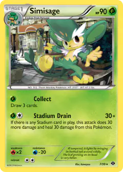 Simisage Rare card from Next Destinies