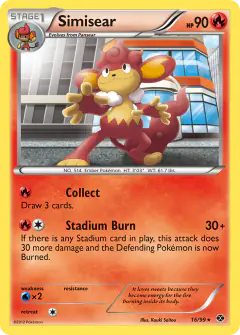 Simisear Rare card from Next Destinies