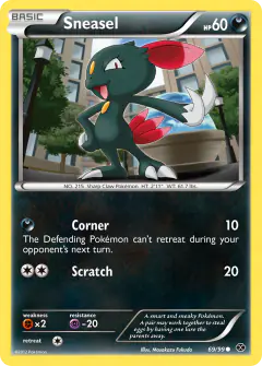 Sneasel Common card from Next Destinies