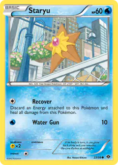 Staryu Common card from Next Destinies