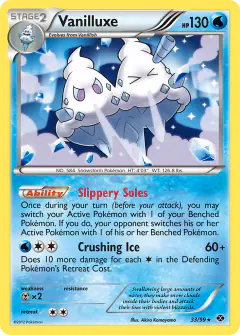 Vanilluxe Rare Holo card from Next Destinies