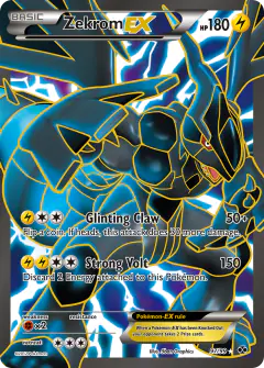 Zekrom-EX Rare Ultra card from Next Destinies