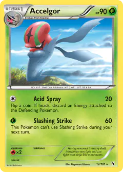 Accelgor Rare card from Noble Victories