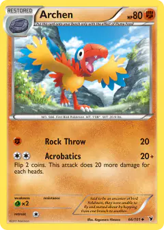 Archen Uncommon card from Noble Victories