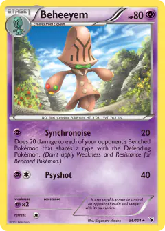 Beheeyem Rare card from Noble Victories