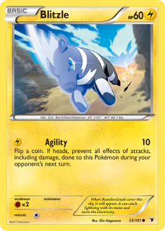 Blitzle Common card from Noble Victories