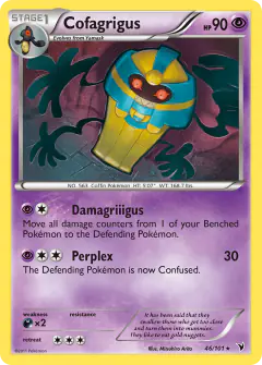 Cofagrigus Rare card from Noble Victories