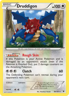 Druddigon Rare card from Noble Victories