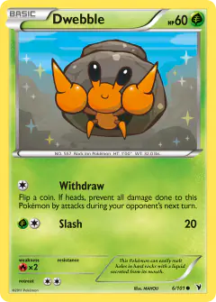 Dwebble Common card from Noble Victories