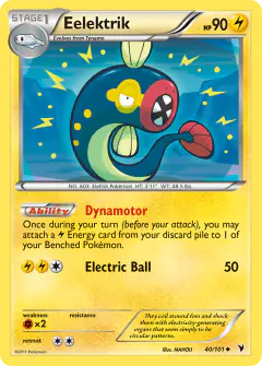 Eelektrik Uncommon card from Noble Victories